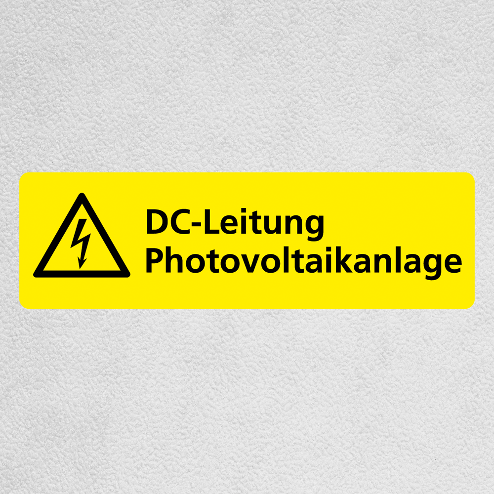 DC-Leitung Photovoltaikanlage